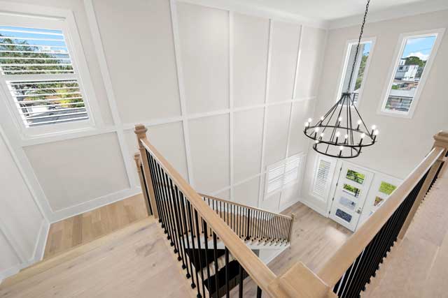 Front Entrance and Staircase- S Gardenia by Barritz Builders